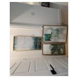 3PC FRAMED ART