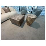 2PC COFFEE TABLE AND SIDE TABLE