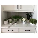 9PC FAUX SUCCULENTS