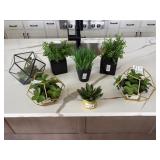 7PC FAUX PLANT