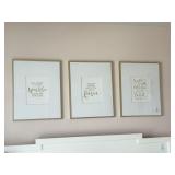 3PC FRAMED PRINTS