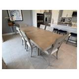 7PC DINING TABLE & CHAIRS