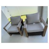 4PC OUTDOOR ARMCHAIRS