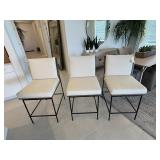 3PC COUNTER STOOLS