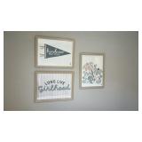 6PC ASSORTED WALL ART