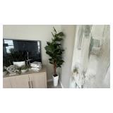 2PC FAUX FLOOR PLANTS