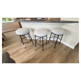 3PC SWIVEL COUNTER STOOLS