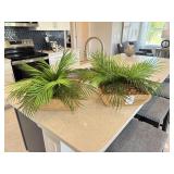 2PC FAUX GREENERY