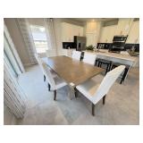 7PC DINING TABLE & CHAIRS