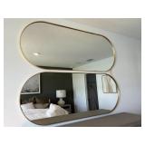 2PC LARGE WALL MIRRORS