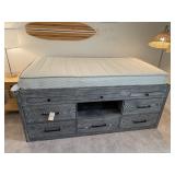 2PC TWIN BED & MATTRESS