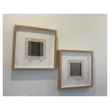 2PC FRAMED WALL ART