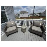 3PC OUTDOOR FURNITURE