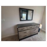 2PC DRESSER AND MIRROR