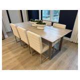 7PC DINING TABLE & CHAIRS