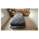 2PC TWIN BED & MATTRESS