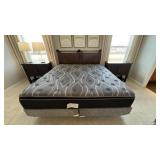5PC HEADBOARD, MATTRESS SET & FRAME