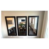 3PC LARGE WALL MIRRORS