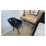 3PC DESK, SHELVING UNIT & CHAIR