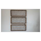 3PC FRAMED WALL ART