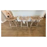3PC COUNTER STOOLS