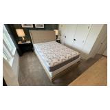 4PC FULL BED W/ MATTRESS SET & DRESSER