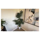 2PC FAUX FLOOR PLANTS