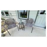3PC OUTDOOR TABLE & CHAIRS