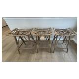 3PC COUNTER STOOLS