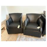 2PC SWIVEL ARMCHAIRS