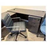3PC DESK, DRAWER TOWER & CHAIR