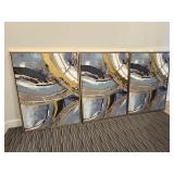 3PC FRAMED CANVASES