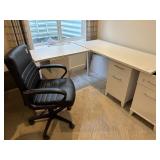 3PC L-SHAPED DESK & CHAIR