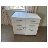 2PC OFFICE DRAWER UNITS