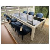 7PC DINING TABLE & CHAIRS