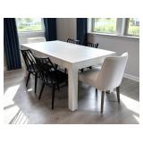 7PC DINING TABLE AND CHAIRS