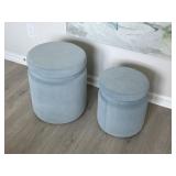2PC STORAGE STOOLS