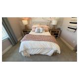 ASSORTED FULL BEDDING & BINS