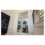 6PC WALL MIRRORS