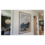 2PC ASSORTED LARGE WALL ART