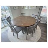 7PC DINING TABLE & CHAIRS