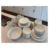 ASSORTED DINNERWARE