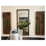 2PC WOOD WINE RACKS