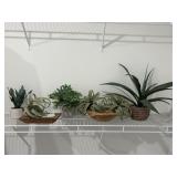 5PC FAUX GREENERY