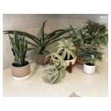 6PC FAUX GREENERY