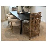 7PC DINING TABLE AND CHAIRS