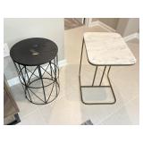 2PC ASSORTED END TABLES