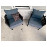 2PC OUTDOOR ARMCHAIRS