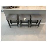 3PC COUNTER STOOLS