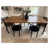 7PC DINING TABLE & CHAIRS